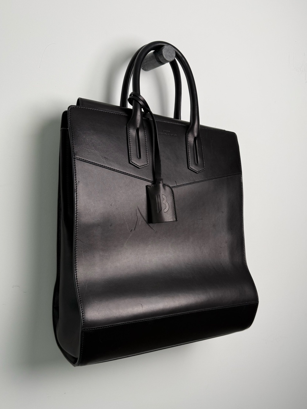 $1.6k Byredo Nécessaire de Voyage Leather Tote Bag Large Black Italy Rare - Picture 2 of 15